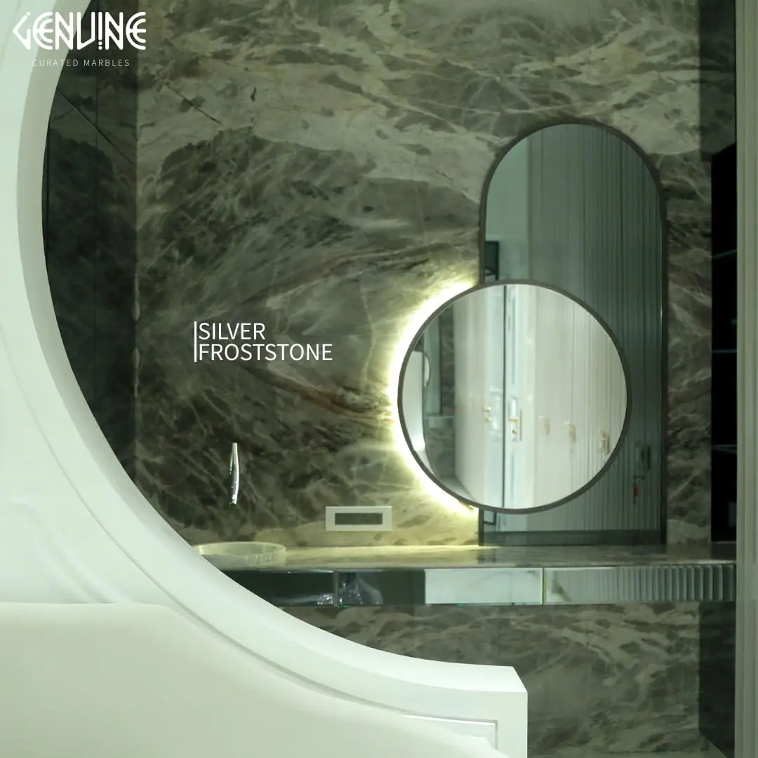 Genuine Marbles team at premium marble showroom in Mumbai showcasing curated imported
marble collection&quot