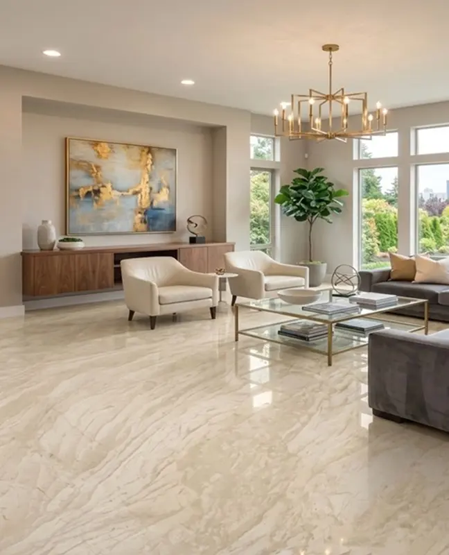 Genuine Marbles premium imported marble showroom in Mumbai featuring Italian marble and
luxury stone slabs
